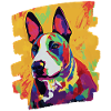 Bull Terrier Fighting Dog