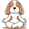 Meditating Beagle – Calm & Mindfulness