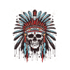 Apache Skull Indian