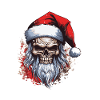 Santa Claus Skull