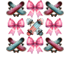Coquettish Bow Skateboarder Skateur