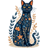 Floral Cat