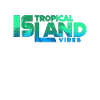 Tropical Island Vibes Gradient Text