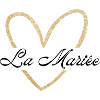 The Bride Golden Heart Glitter