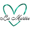 Bridal Green Heart Glitter