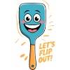 Funny Spatula Cartoon Illustration