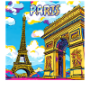 Paris Pop Art: Eiffel Arc Dreamscape