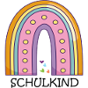 Schulkind Regenbogen
