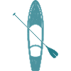 Standup Paddleboard Silhouette