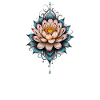 Cherish Every Moment Blue Flowers