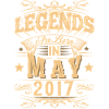 May 2017 Birthday Legend