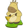 Giraffe Musician Trumpet Music
