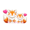 Große Schwester Fuchs Baby Enthüllung