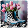 Springtime with tulips