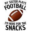 Football Sister Fan Saying