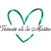 Glitter Green Heart Bride Witness