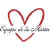 Red Glitter Heart Bride Team