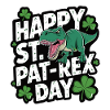 T-Rex Shamrock Party Shirt