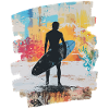 Surfer Surfing Surfboard Surfing