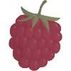 red pink raspberry