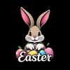 Bunte Ostern mit Hase