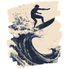 Surfer Surfing Surfboard Surfing