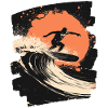 Surfer Surfing Surfboard Surfing