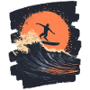 Surfer Surfing Surfboard Surfing