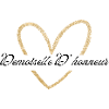 Bridesmaid Gold Heart Glitter
