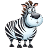 Molliges Zebra - dicke Tiere