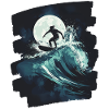 Surfer Surfing Surfboard Surfing