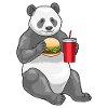 Panda Cheeseburger