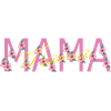 fleurs roses pour maman