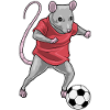 Rat Soccer Player Soccer