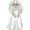 Suricate Voile de mariée Mariage