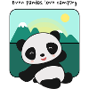 Even pandas love camping