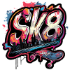 SK8 skateboard