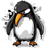 Penguin angry