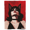 Seductive woman with cat ears