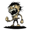 Hungry angry caveman