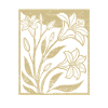 Lilies - Woodcut - Spring - Summer - Saying