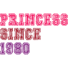 Princesse d’anniversaire des années 1980