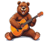 BEAR GUITAR PLAY IT LOUD