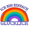 Arc-en-ciel heureux