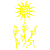 La danse du soleil jaune