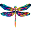 Bunte Libelle Insekt