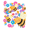 Bijen Hommel Insect Bij Kinderen Kind