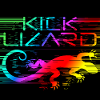 KICK LIZARD LOGO RAINBOW BLACK