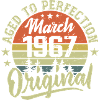 Retro maaliskuu 1967 Lahja maaliskuu 1967 Syntynyt maaliskuu 1967