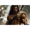 Conan the Cimmerian Illustration Poster